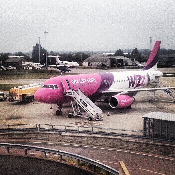 Wizz Air Flight to Romania